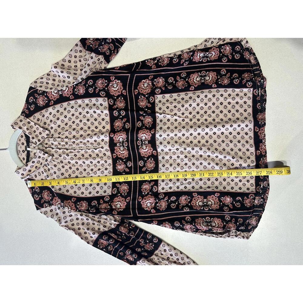 Free People Changing Times long sleeve boho tunic top s - Picture 9 of 9